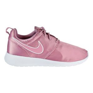 Omens Pink Satin Nike Roshes